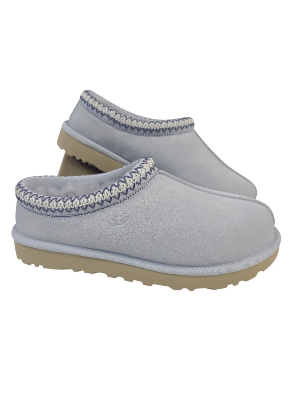 NEW UGG Women's Tasman II Slippers Light Blue Suede Size 8